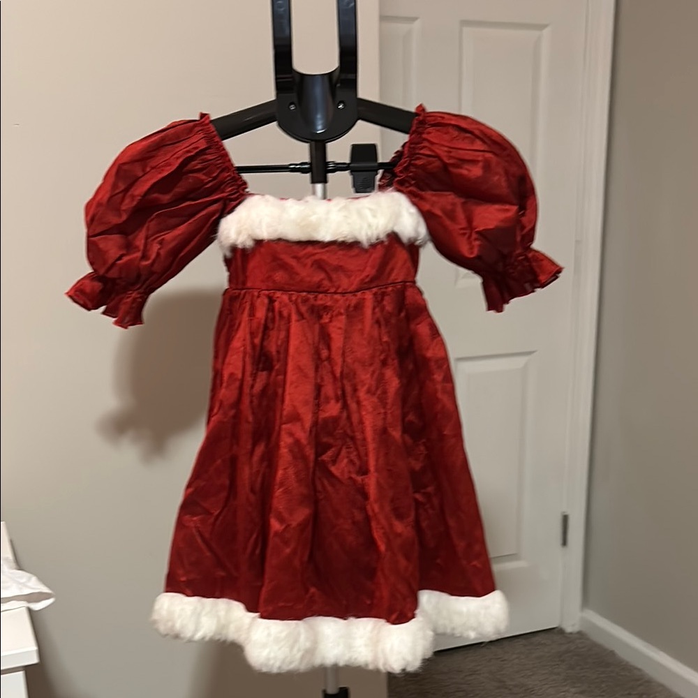 Red and White Kids Costume Dress